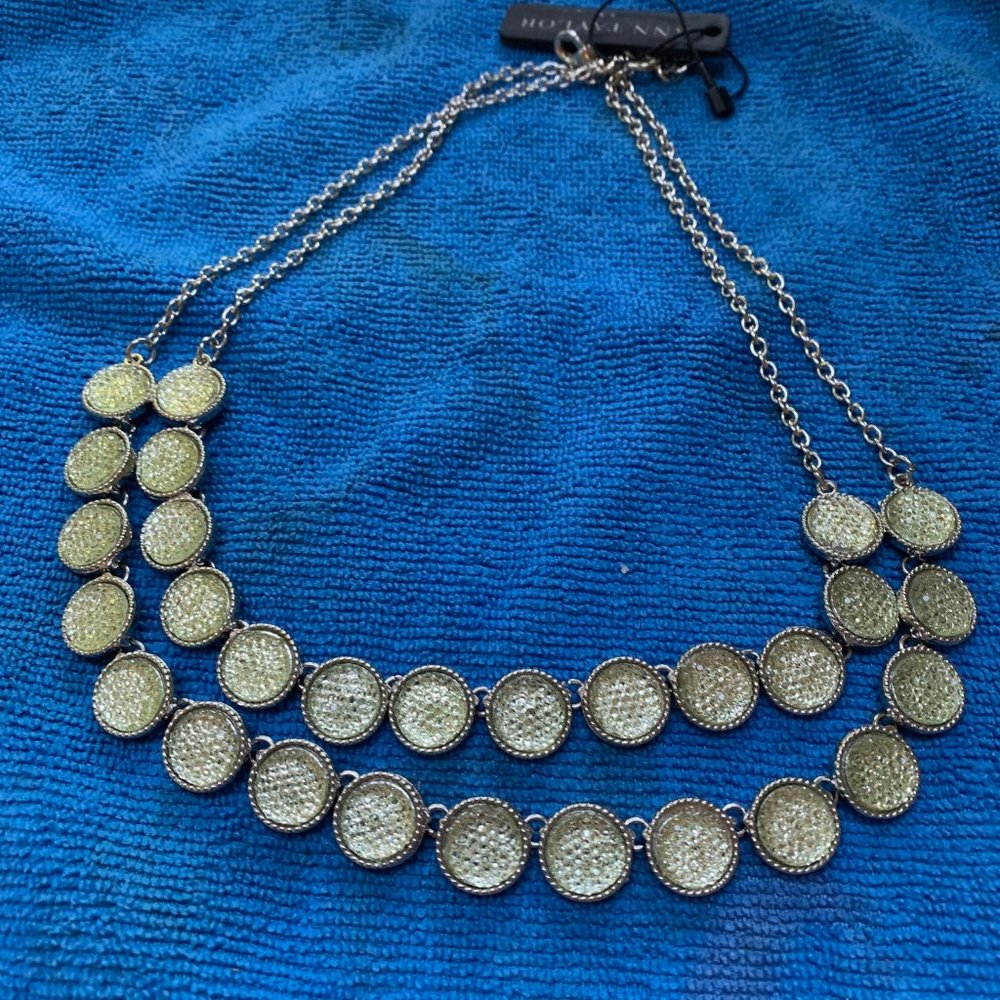 Ann Taylor gemstone necklace new with tags